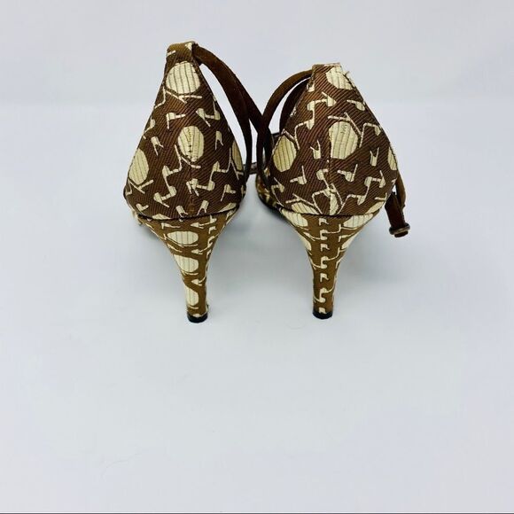 J. Crew - Patterned Peep Toe Heels (8) - Picture 4 of 9